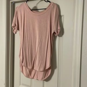 Pink short sleeved tee